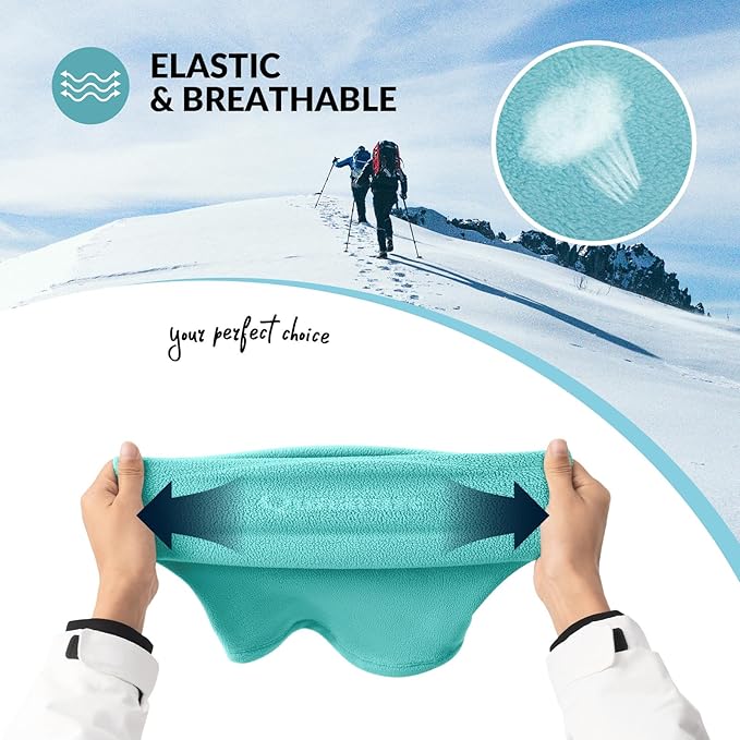 Qunature Sturmhaube Winter Warme Balaclava Thermo Winddichte Sturmmaske Skimaske für Outdoor-Aktivitäten wie Radfahren Motorradfahren Snowboarden Skifahren Nackenwärmer für Damen/Herren Unisex