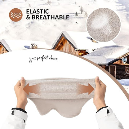 Qunature Sturmhaube Winter Warme Balaclava Thermo Winddichte Sturmmaske Skimaske für Outdoor-Aktivitäten wie Radfahren Motorradfahren Snowboarden Skifahren Nackenwärmer für Damen/Herren Unisex