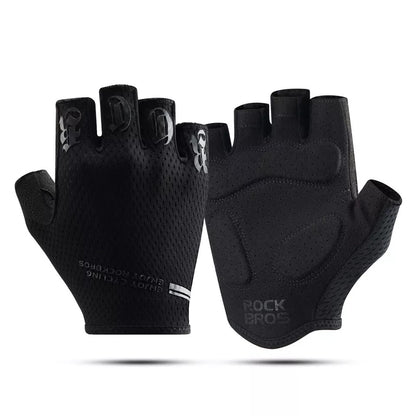 ROCKBROS Fahrradhandschuhe Kurze Halbfingerhandschuhe Sport Handschuhe Sommer