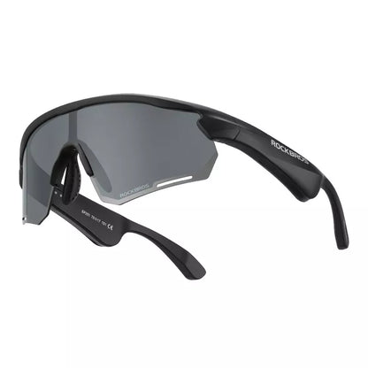 ROCKBROS Elektronische Bluetooth Brille Fahrrad Motorrad Auto Outdoor Laufen TAC