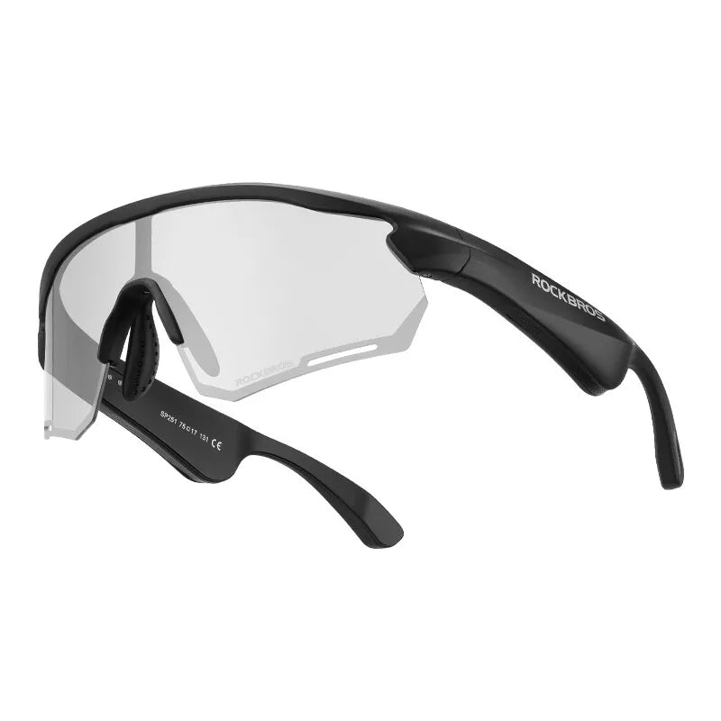 ROCKBROS Elektronische Bluetooth Brille Fahrrad Motorrad Auto Outdoor Laufen TAC