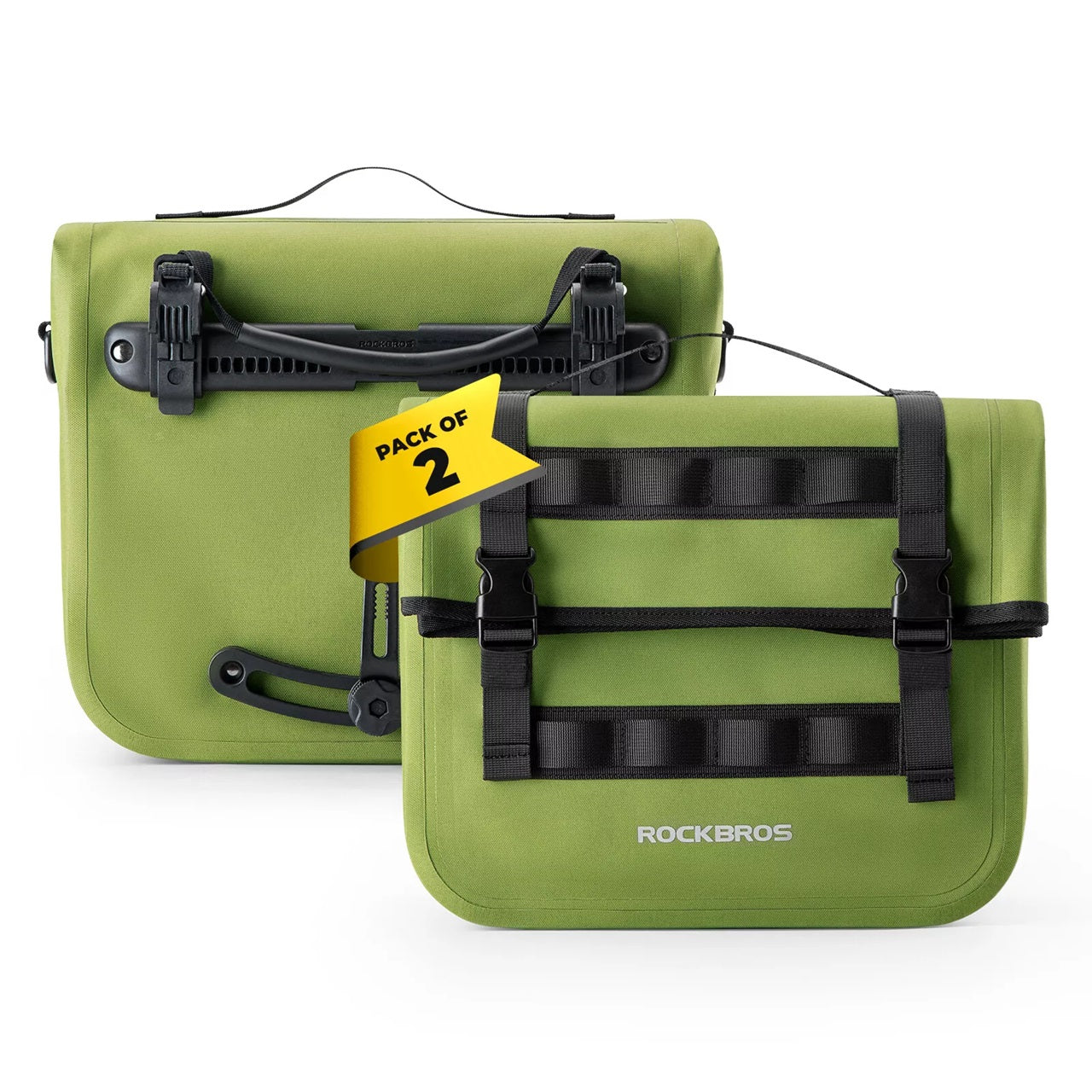 ROCKBROS Fahrrad/Motorrad Gepäcktasche 600D Packtasche 9-15L Wasserabweisend