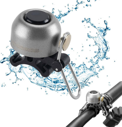 ROCKBROS Fahrradklingel Lenker Klassisch, Mountainbike Retro Fahrradglocke Laut Klingel Fahrrad Kupfer Bike Bell für 22-34mm