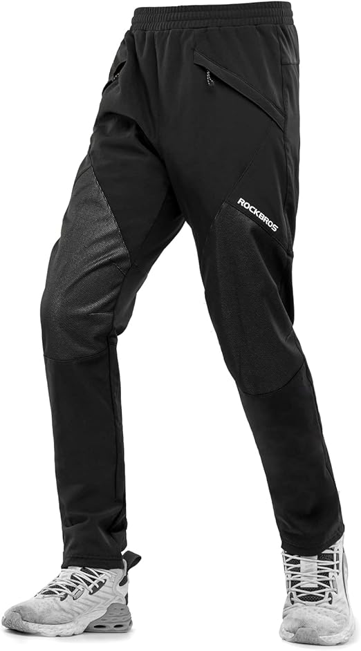 ROCKBROS Winter Hose Herren Radhose Winddicht Thermo Fahrradhose M-4XL