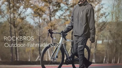 ROCKBROS Herren Radhose mit gepolsterte Rennrad kurzhose MTB Fahrradhose