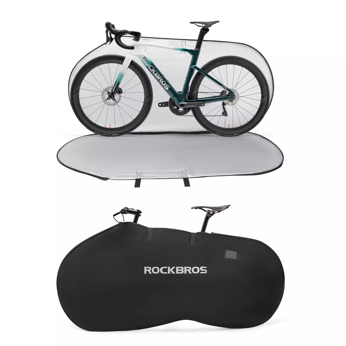ROCKBROS Fahrrad Transporttasche für 1 Fahrrad bis 26 Zoll Aufbewahrungstasche MTB