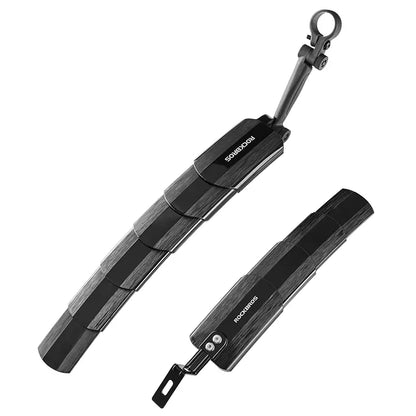 ROCKBROS Fahrrad Schutzblech Set vorn + hinten für 24-29 Zoll versenkbar verstellbar