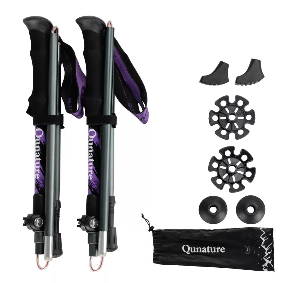 Trekkingstöcke Wanderstöcke Set 7075 Aluminium 130cm