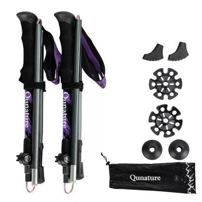 Trekkingstöcke Wanderstöcke Set 7075 Aluminium 130cm