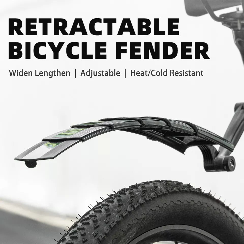 ROCKBROS Fahrrad Schutzblech Set vorn + hinten für 24-29 Zoll versenkbar verstellbar