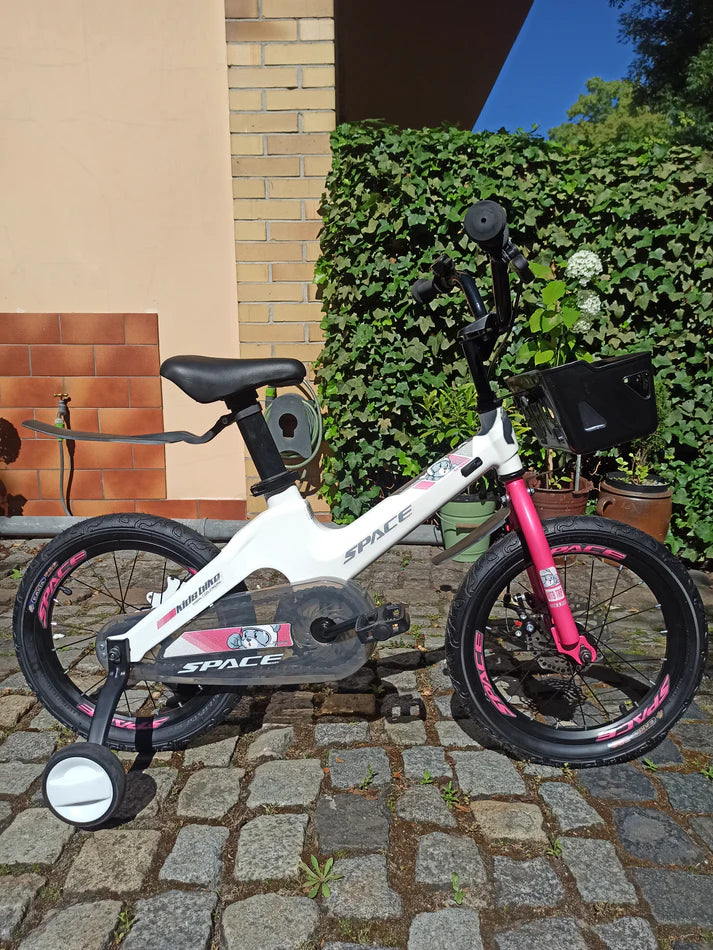 SKYS Kinderfahrrad von 3 bis 9 Jahren 14/16/18 Zoll Rosa