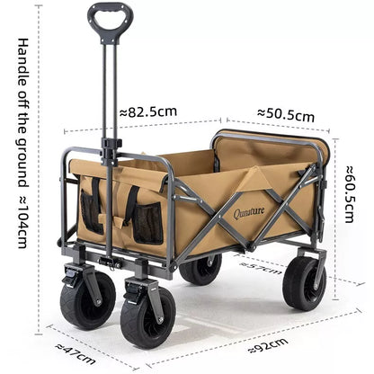 QUNATURE Campingwagen Bollerwagen 180L