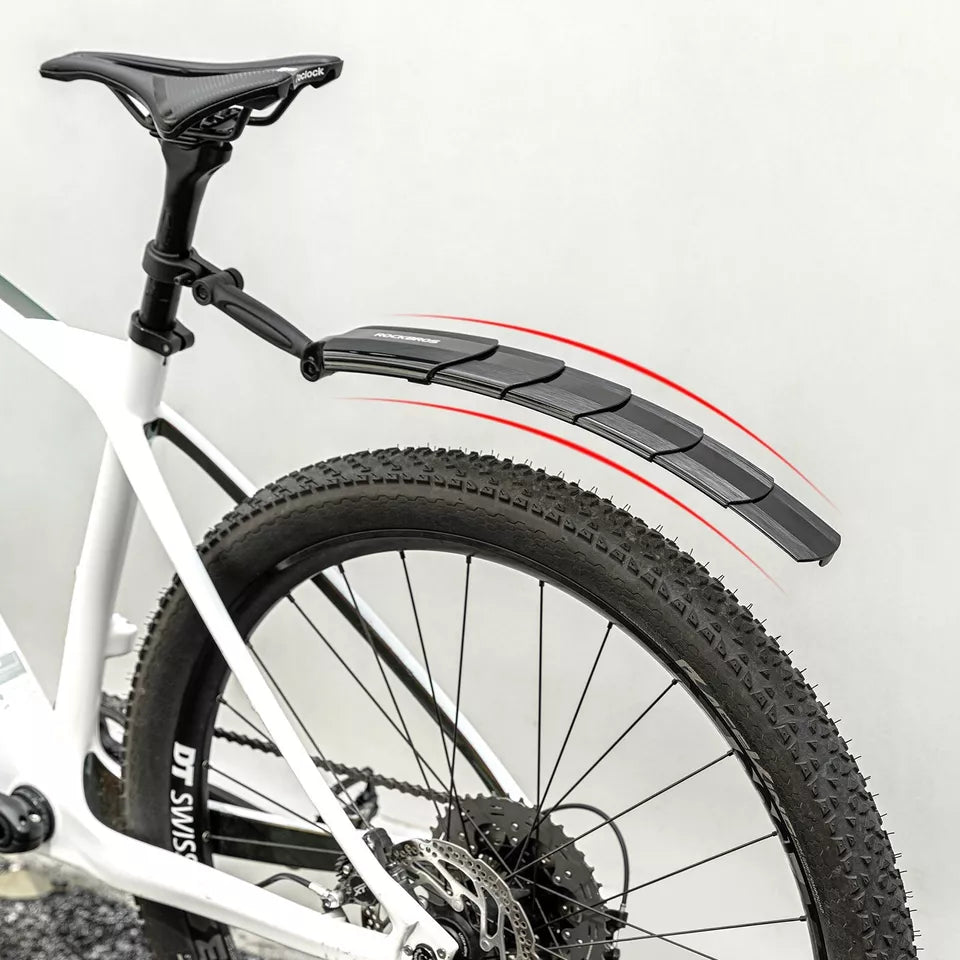 ROCKBROS Fahrrad Schutzblech Set vorn + hinten für 24-29 Zoll versenkbar verstellbar