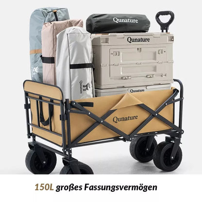 QUNATURE Campingwagen Bollerwagen 180L
