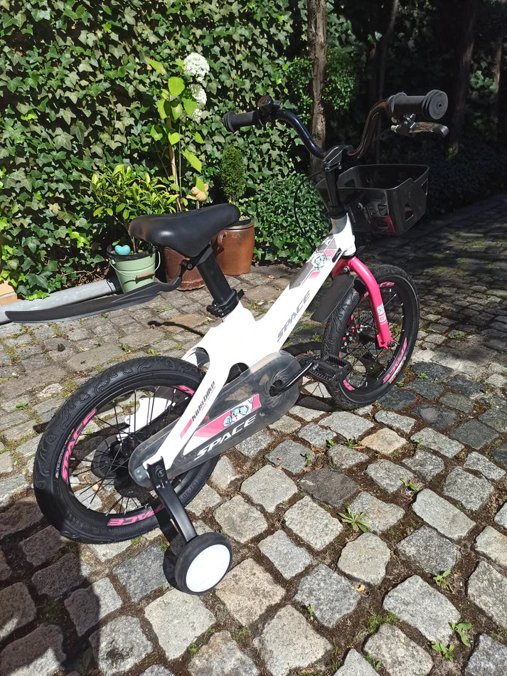SKYS Kinderfahrrad von 3 bis 9 Jahren 14/16/18 Zoll Rosa