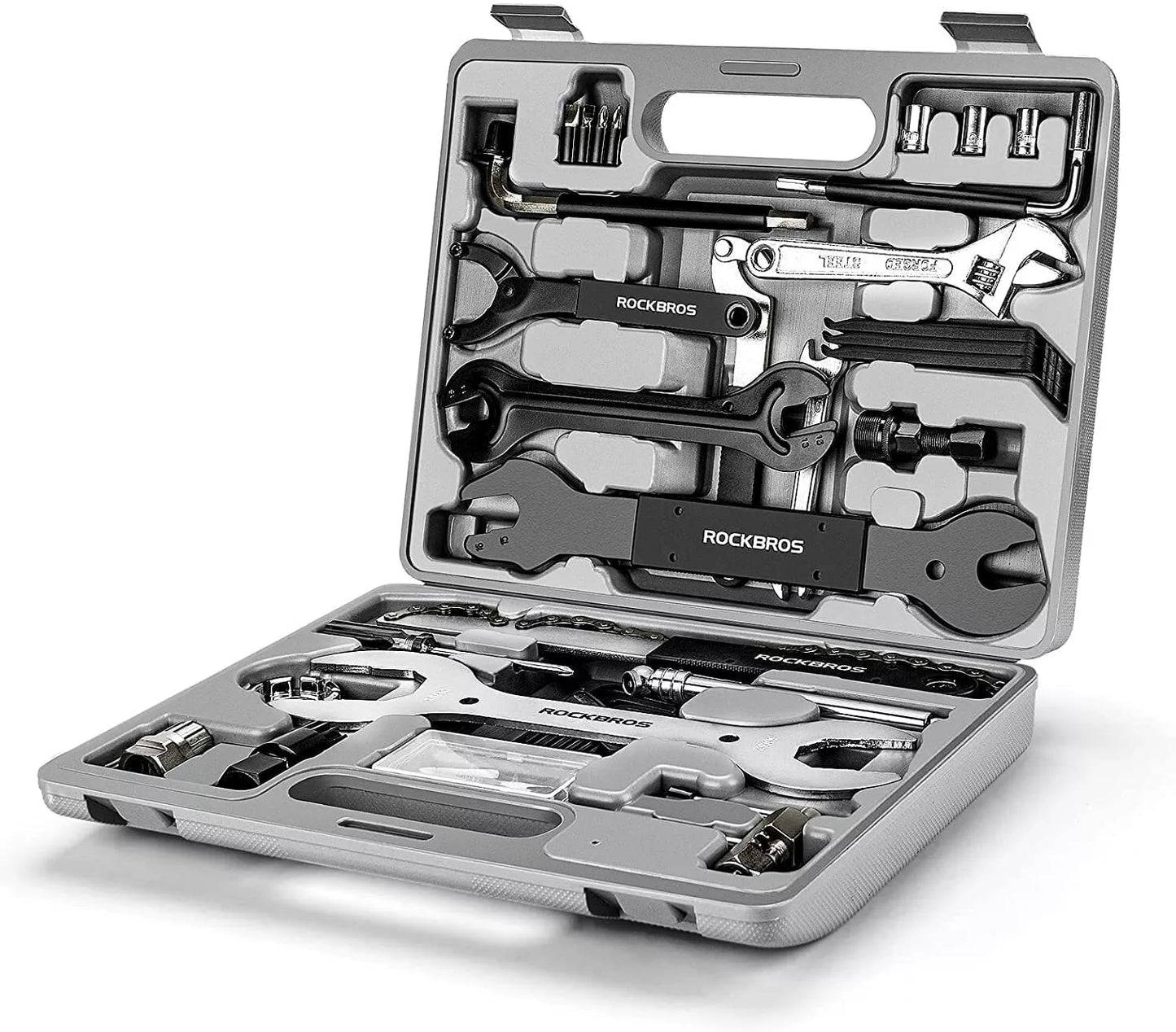 ROCKBROS Fahrrad Reparatur Multifunktionswerkzeug Werkzeugkoffer Set 44 in 1