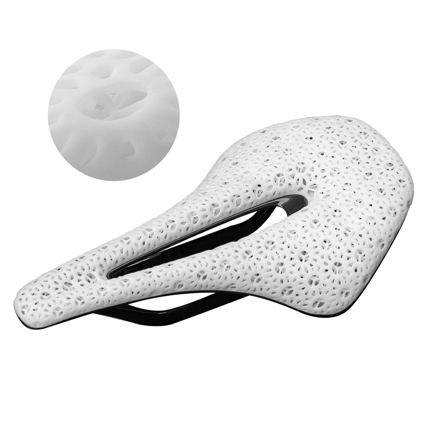 3D Druck Carbon Rennradsattel Ultraleicht Stoßdämpfender Ergonomischer ROCKBROS