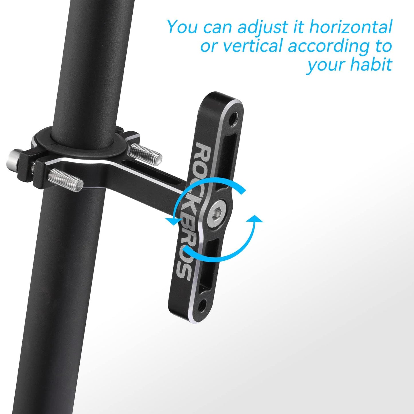 Alu Universal Flaschenhalter Adapter für Fahrrad und Motorrad ROCKBROS