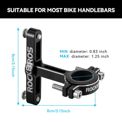 Alu Universal Flaschenhalter Adapter für Fahrrad und Motorrad ROCKBROS
