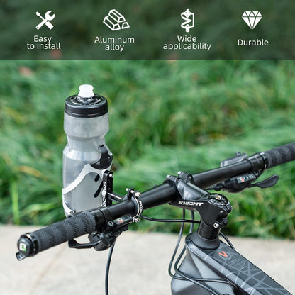 Alu Universal Flaschenhalter Adapter für Fahrrad und Motorrad ROCKBROS