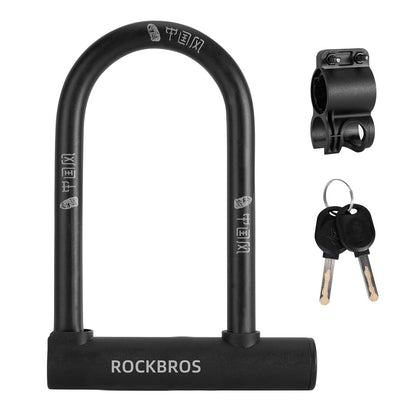 Bügelschloss Fahrradschloss Hohe Sicherheit Schlösser Wasserdicht ROCKBROS