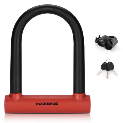 Fahrrad Bügelschloss für Fahrräder & Motorräder aus legiertem ROCKBROS
