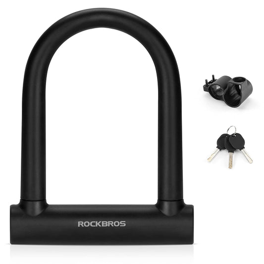 Fahrrad Bügelschloss für Fahrräder & Motorräder aus legiertem ROCKBROS