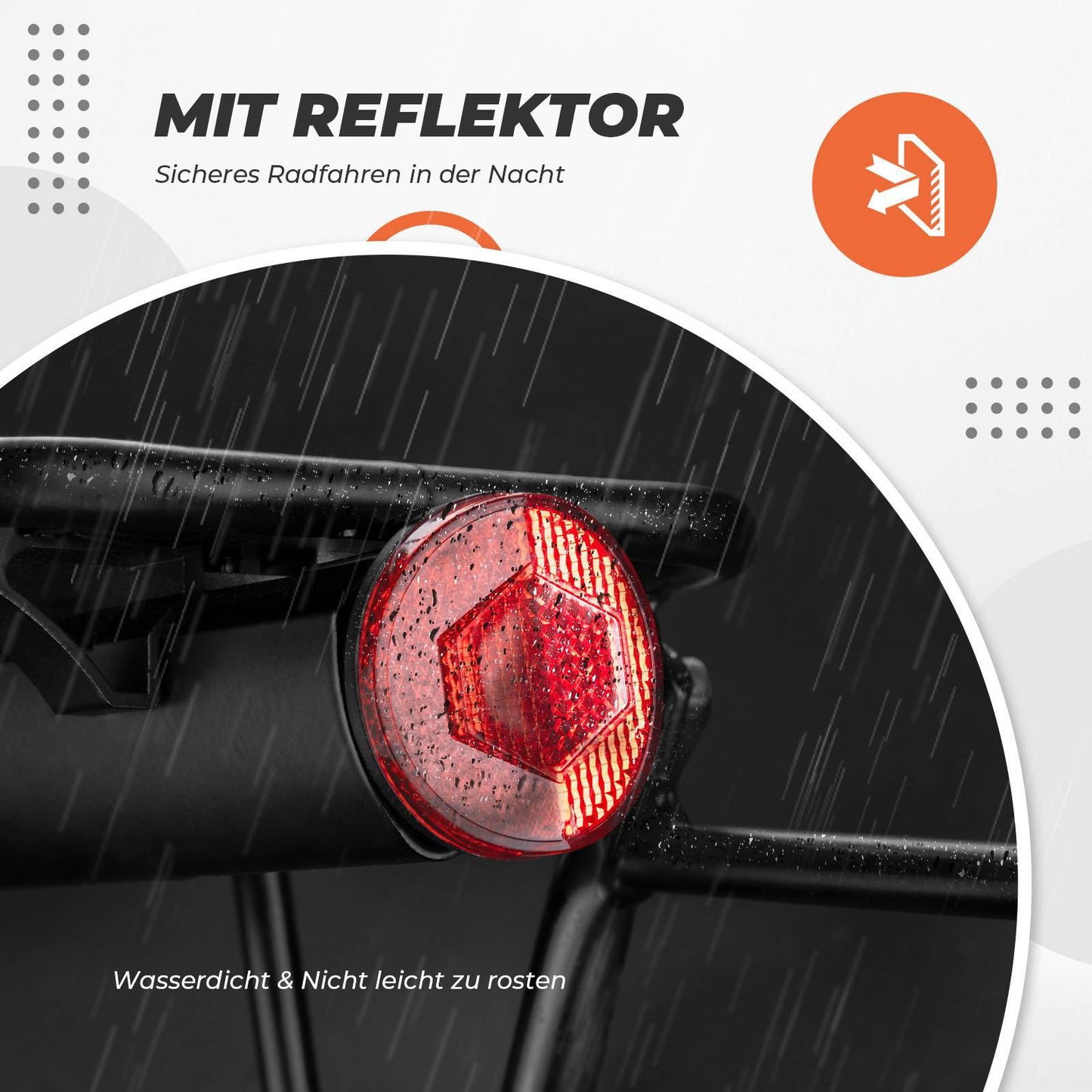 Fahrrad Gepäckträger Verstellbar mit Schnellspanner Reflektor ROCKBROS