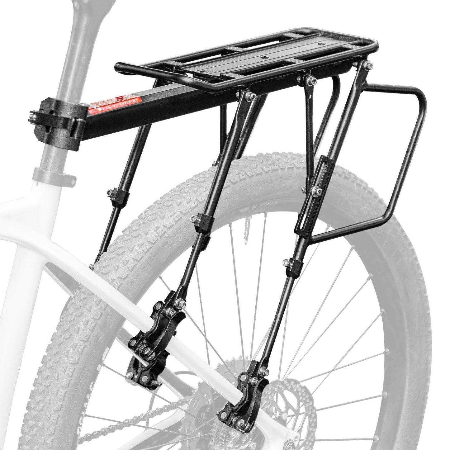 Fahrrad Gepäckträger Verstellbar mit Schnellspanner Reflektor ROCKBROS
