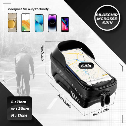 Fahrrad Handytasche Handyhalterung Touchscreen-fähig 6.7 Zoll ROCKBROS