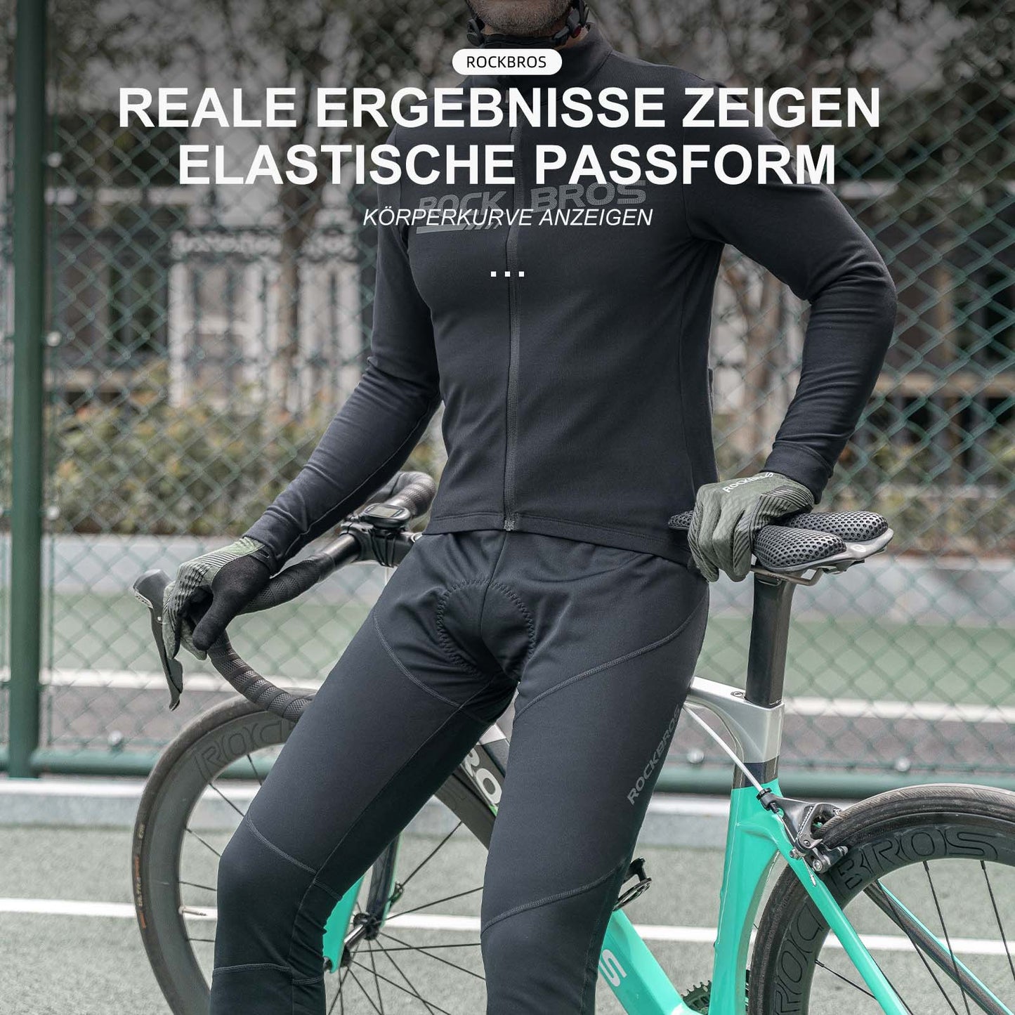 Winter Fahrrad Jacke Winddichte Fahrradbekleidung Sportlich ROCKBROS