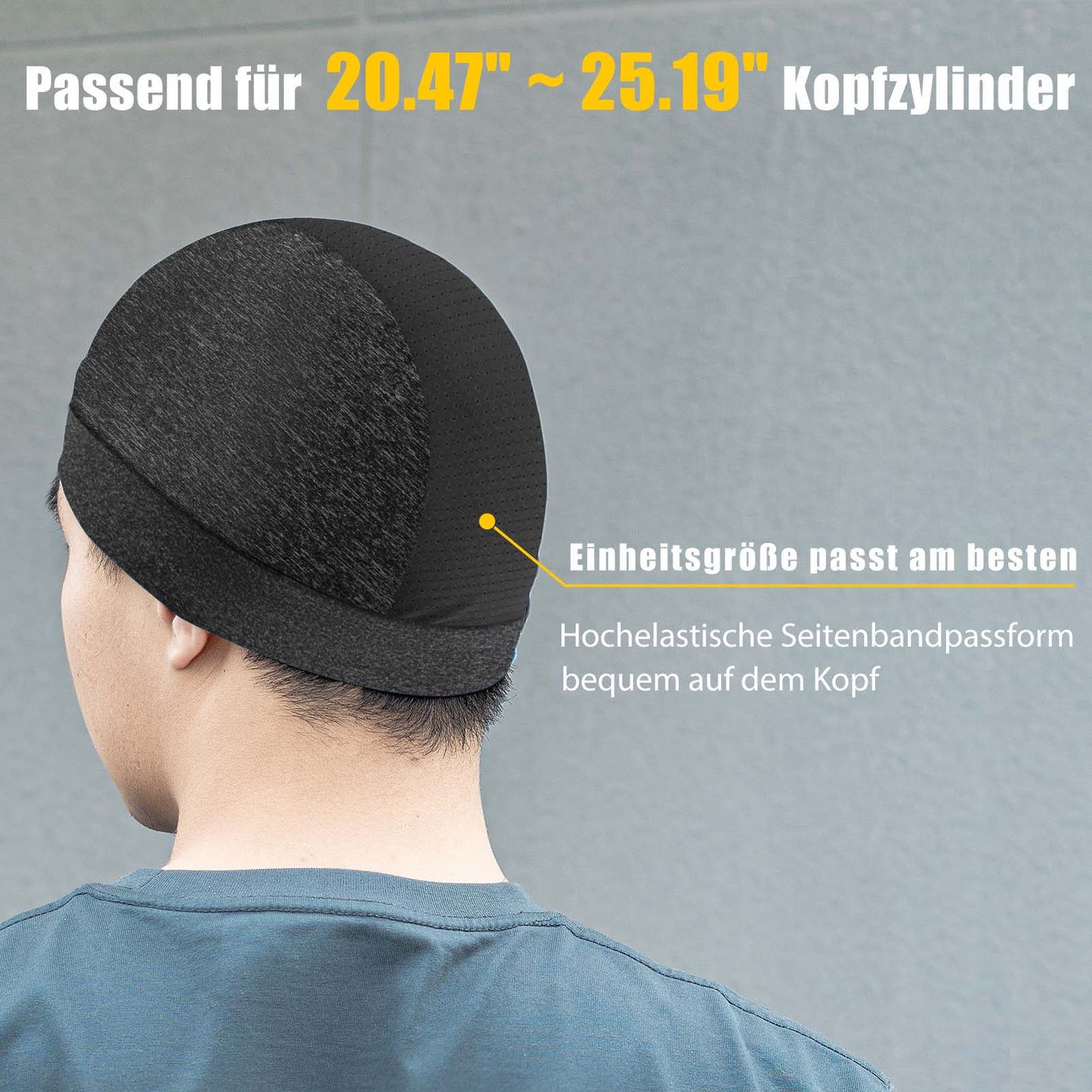 Sommer Fahrrad Mütze UV Schutz Laufmütze Herren 50-64CM ROCKBROS