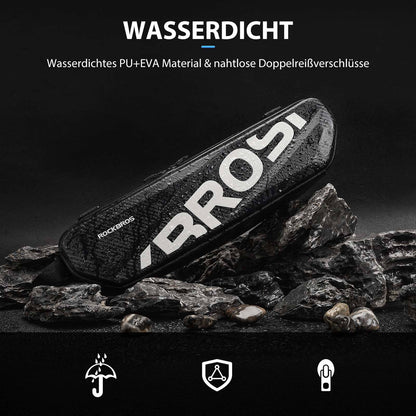 Fahrrad Rahmentasche Wasserdicht Oberrohr Tasche 4.5L Schwarz ROCKBROS