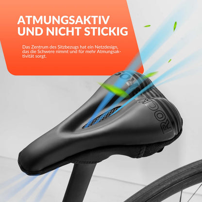 Fahrrad Sattelbezug Gel Gepolsterter Weicher Fahrradsitz Bezug ROCKBROS