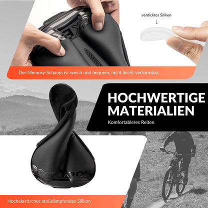 Fahrrad Sattelbezug Gel Gepolsterter Weicher Fahrradsitz Bezug ROCKBROS