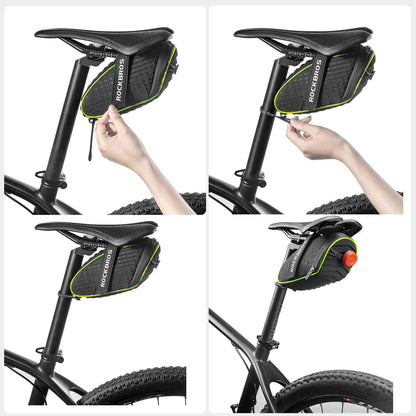 Fahrrad Satteltaschen Werkzeugtasche mit Reflektorstreifen 1L ROCKBROS