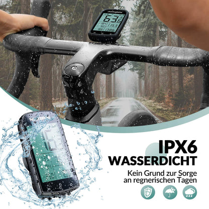 Fahrradcomputer Kabellos GPS wasserdicht Tachometer und Kilometerzähler ROCKBROS
