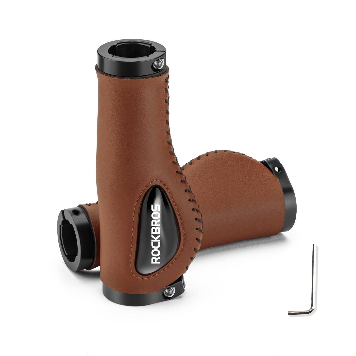 Fahrradgriffe Ledergriffe für Lenker mit 22,2 mm Durchmesser ROCKBROS