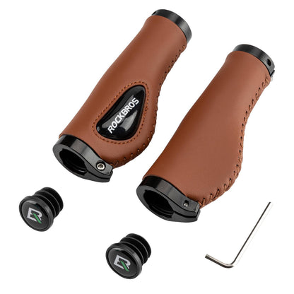 Fahrradgriffe Ledergriffe für Lenker mit 22,2 mm Durchmesser ROCKBROS