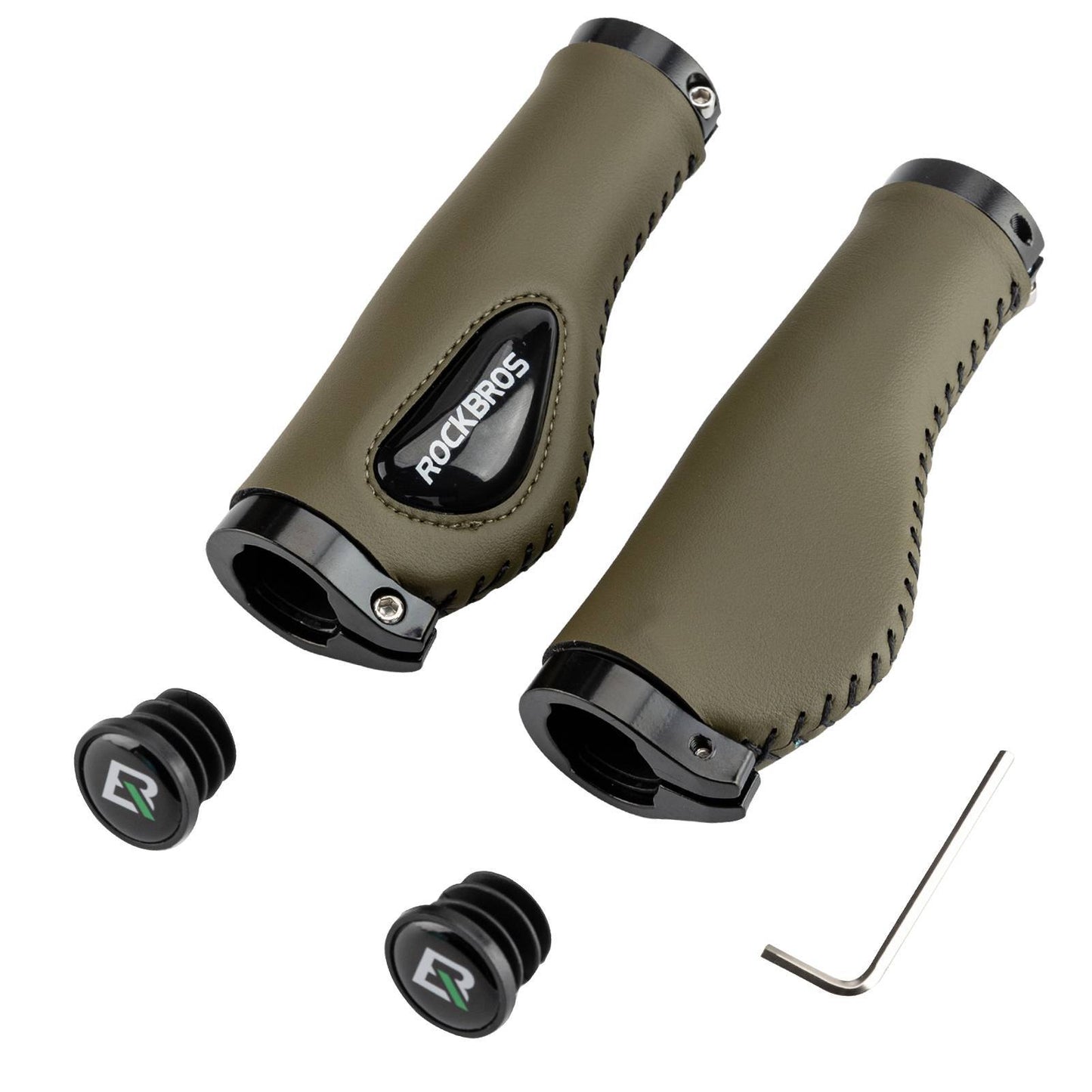 Fahrradgriffe Ledergriffe für Lenker mit 22,2 mm Durchmesser ROCKBROS