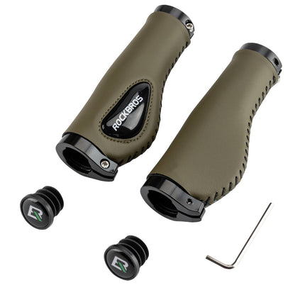 Fahrradgriffe Ledergriffe für Lenker mit 22,2 mm Durchmesser ROCKBROS