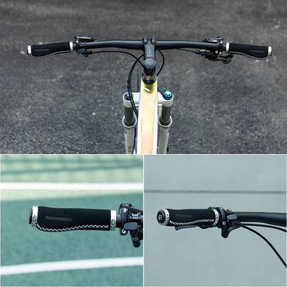 Fahrradgriffe Ledergriffe für Lenker mit 22,2 mm Durchmesser ROCKBROS