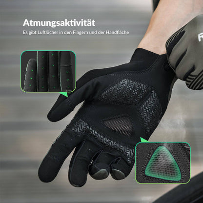 Fahrradhandschuhe Damen/Herren Touchscreen Anti-Rutsch Dünne ROCKBROS