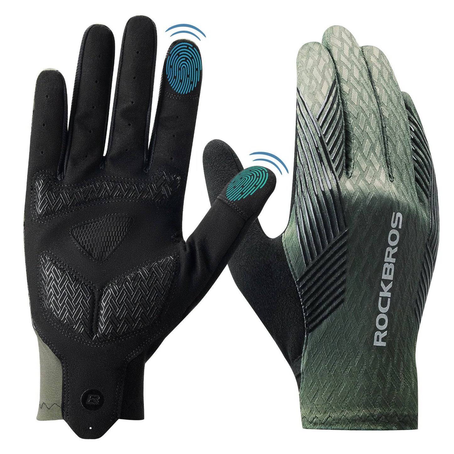 Fahrradhandschuhe Damen/Herren Touchscreen Anti-Rutsch Dünne ROCKBROS