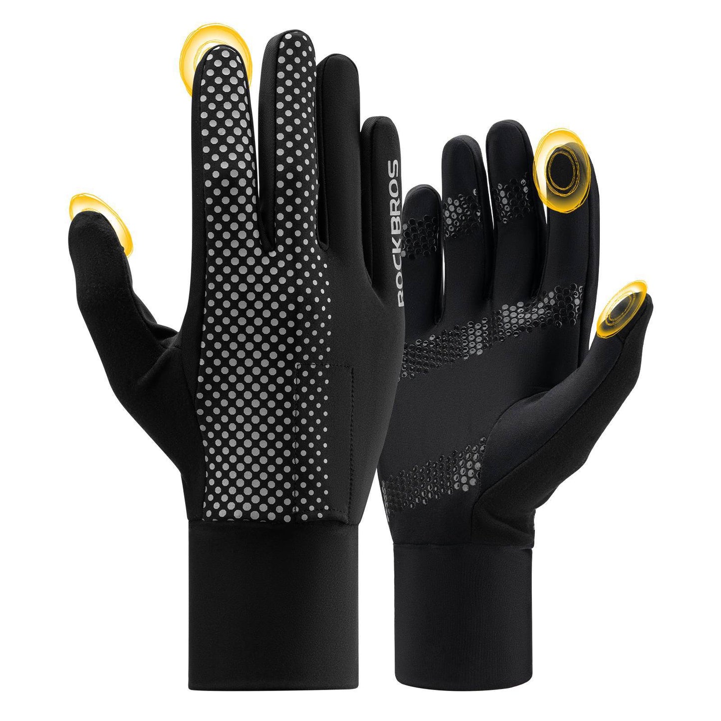 Fahrradhandschuhe Touchscreen Radsport-Handschuhe Winddicht ROCKBROS
