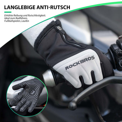 Fahrradhandschuhe Touchscreen Warme Winterhandschuhe S-XL ROCKBROS