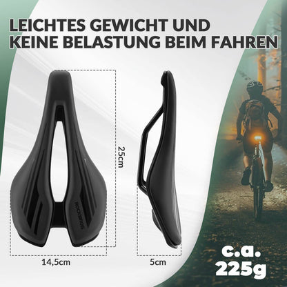 Fahrradsattel Ergonomisch Fahrradsitz Atmungsaktiver 14,5 * 25cm ROCKBROS