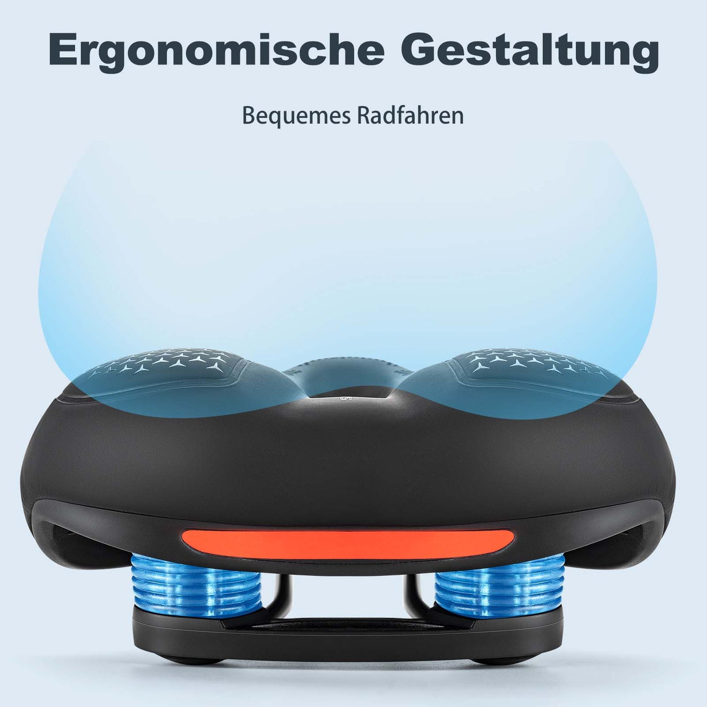 Fahrradsattel Memory Foam Atmungsaktiv Gel Sattel ROCKBROS