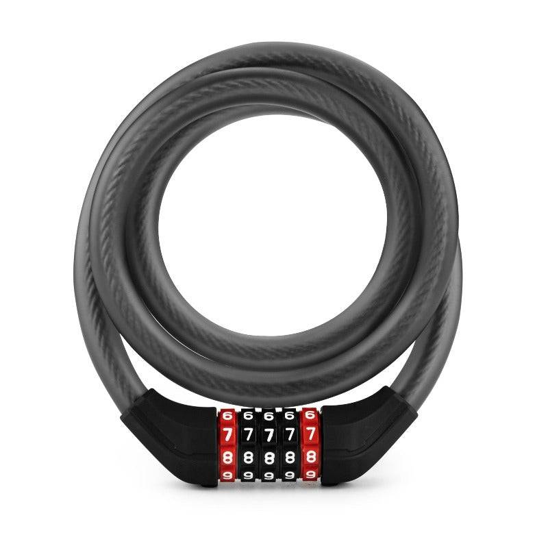 Fahrradschloss mit 5-stelligem Zahlencode aus PVC und Stahl ROCKBROS