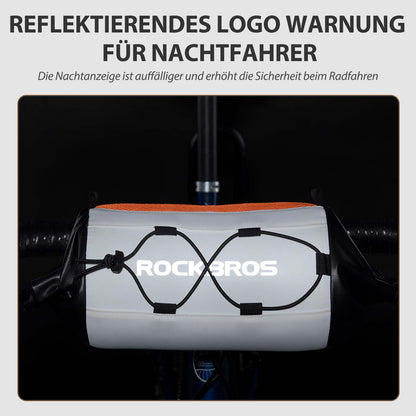 ROCKBROS Fahrradtasche Lenkertasche Aufbewahrungstasche mit Schultergurt